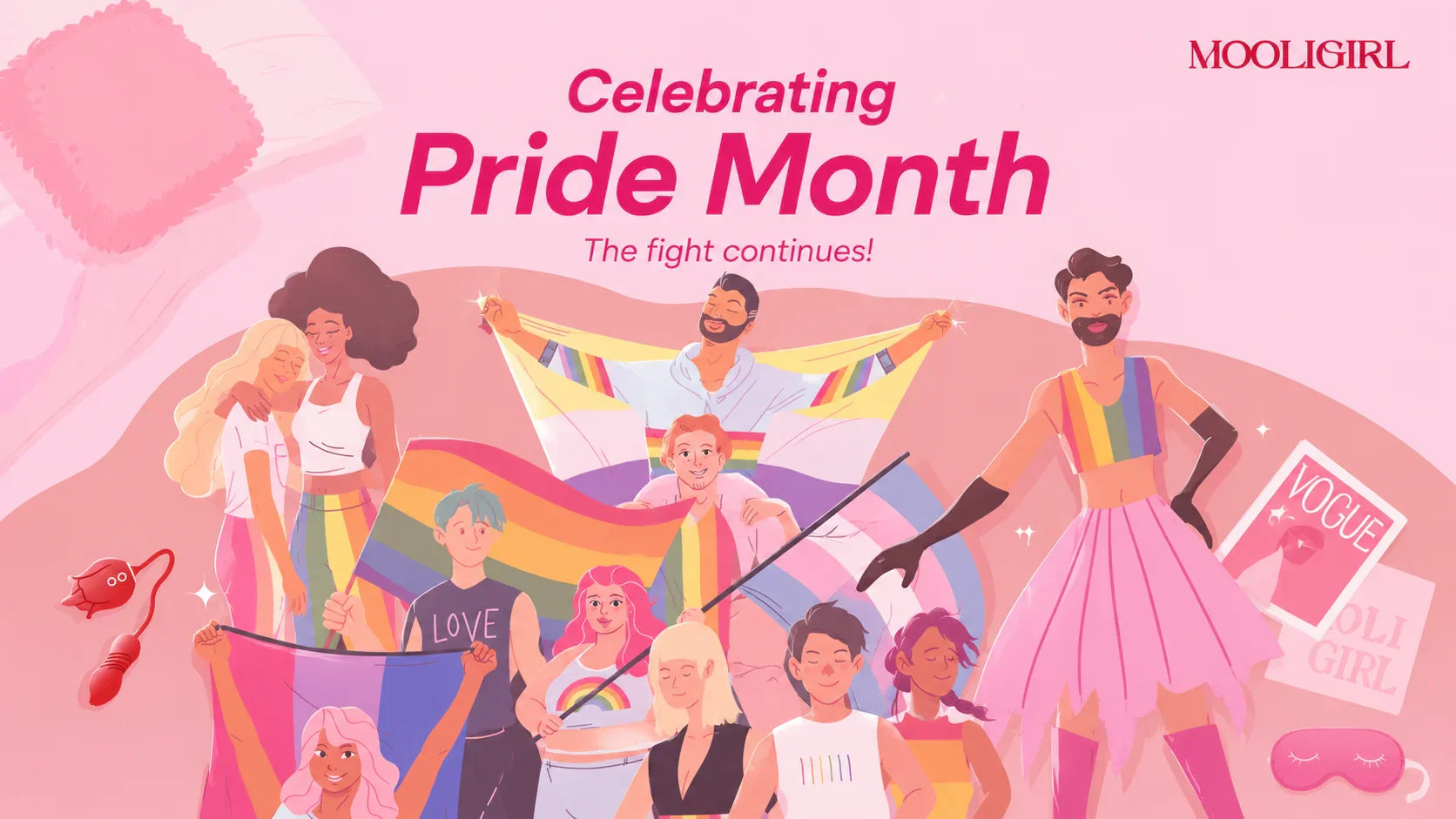 LGBTQs group celebrating pride month